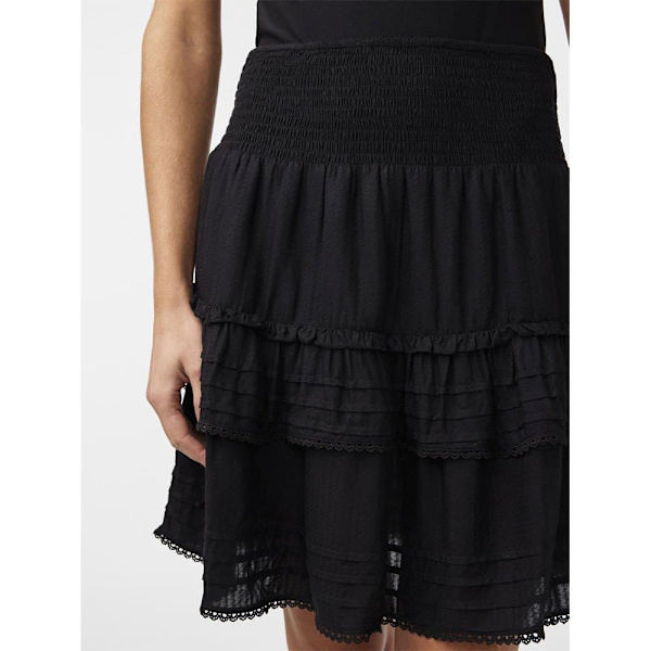 Yas Kort Nederdel Ranti Sort 2XL Kvinde