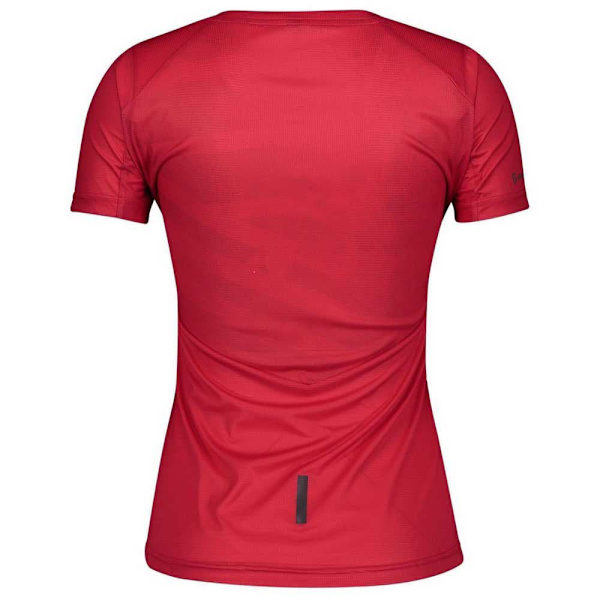 Scott Kortärmad T-shirt Trail Run Röd M Kvinna
