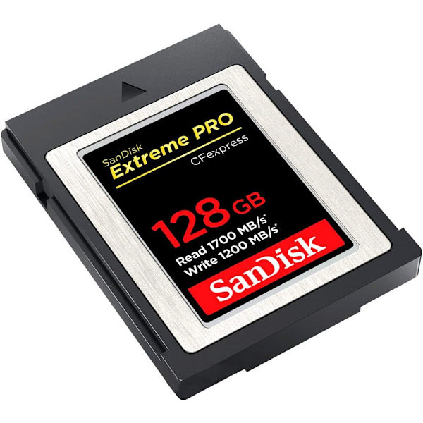 Sandisk Hukommelseskort Extreme Pro 128gb Sort