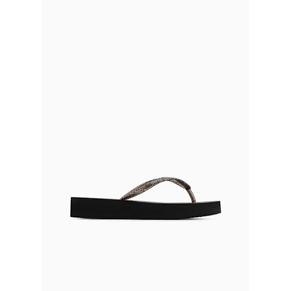 Ea7 Emporio Armani Slides Xfq013_xk322 Guld EU 36 Kvinna