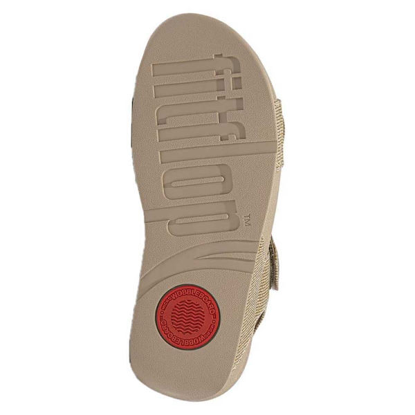 Fitflop Sandaler Lulu Adjustable Shimmerlux Back-strap Beige EU 39 Kvinna