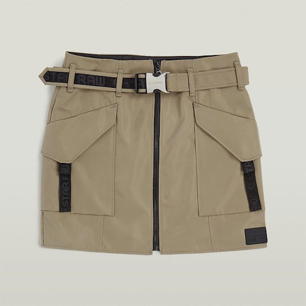 G-star D25239-d720 Kort Nederdel Beige 28 Kvinde