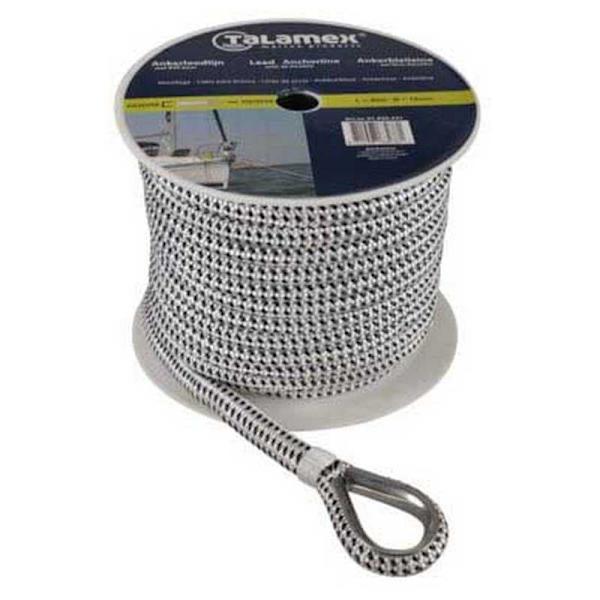 Talamex Anchorline Flätad Rep 16 Mm Vit 40 m