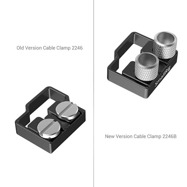Smallrig Hdmi Og Usb-c Kabelklemme 2246b Sort