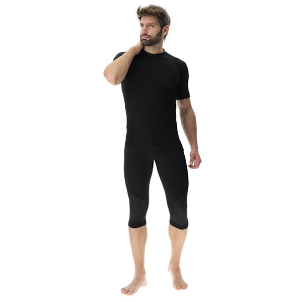 Uyn Kortärmad Baslager Fusyon Light Svart 2XL Man