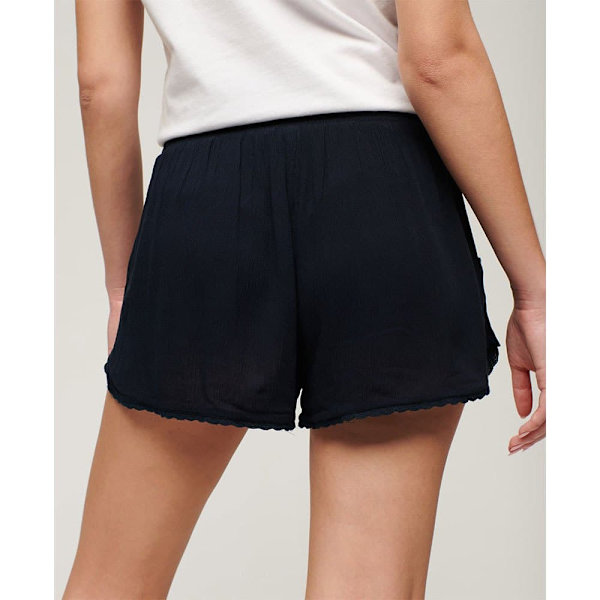 Superdry Beach Shorts Blå L Kvinna