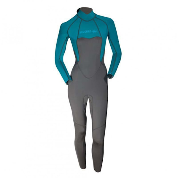 Beuchat Apnø Våddragt Atoll 2 Mm Back Zip Grå M