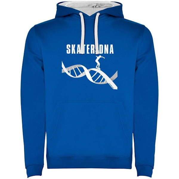 Kruskis Luvtröja Skateboard Dna Two-colour Blå 2XL Man