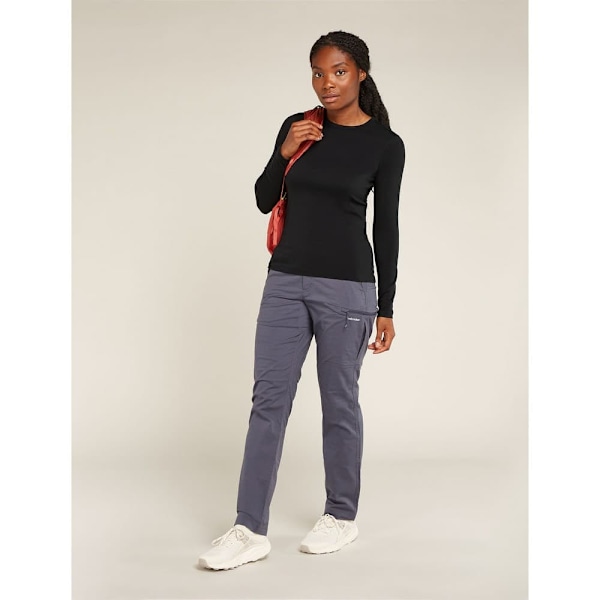 Icebreaker Merino Core Heavyweight Langærmet Baselayer Sort S Kvinde