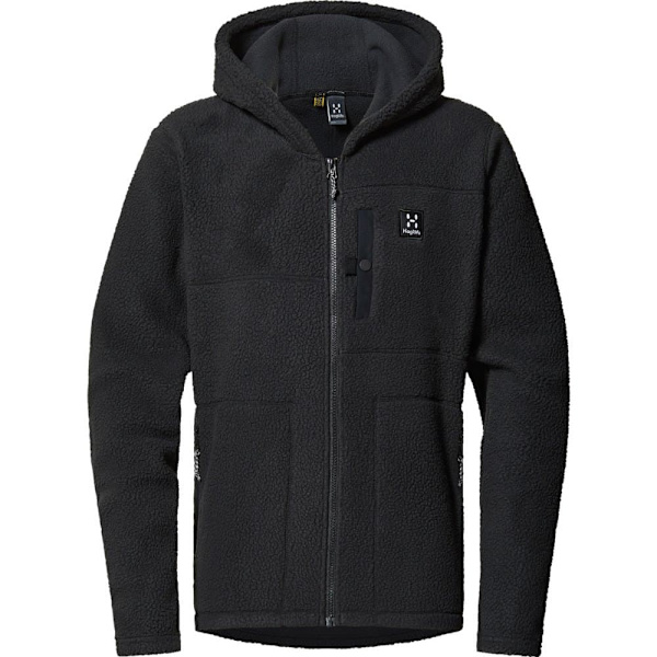 Haglofs Hættetrøje Fleece Malung Pile Sort L Mand