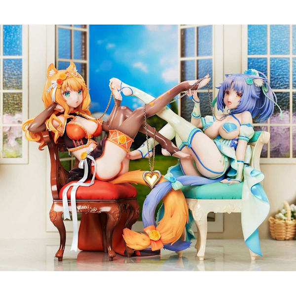Native Nekopara Pvc 1/7 Cinnamon Re Run 19 Cm Statue
