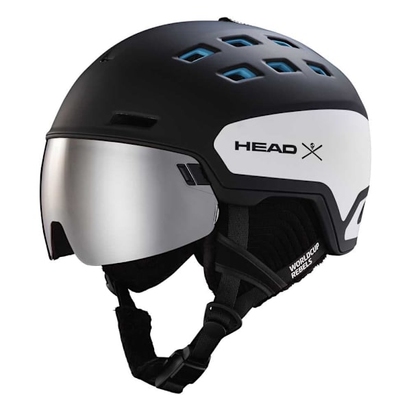 Head Kypärä Radar Visor Musta XL-2XL / Silver-Red/CAT2