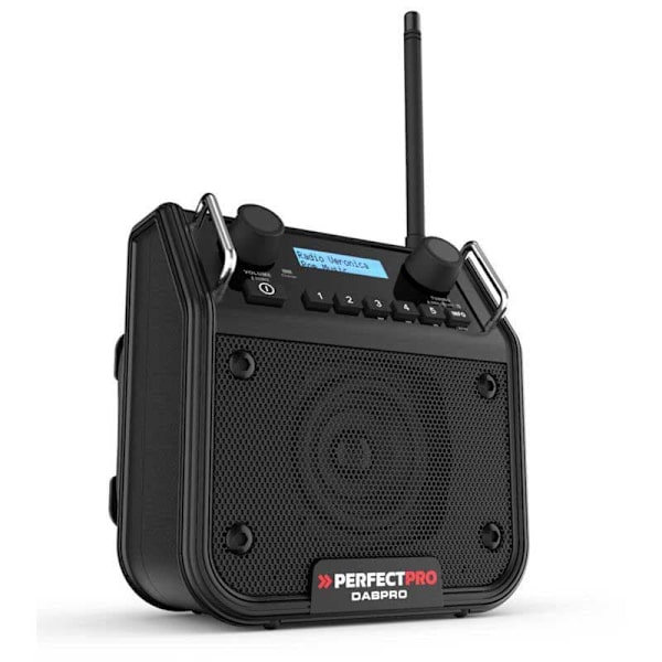 Perfectpro Bärbar Radio Dabpro Silver