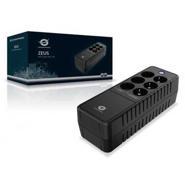 Conceptronic Ups Zeus05e 600va Sort One Size / EU Plug