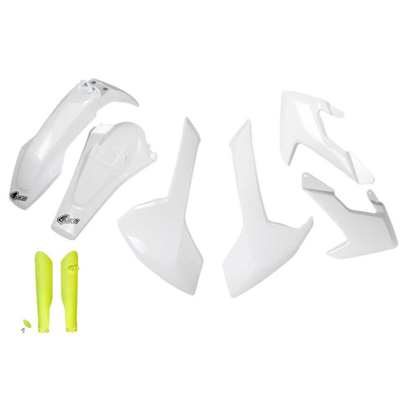 Ufo Plastsæt Husqvarna Te/tx/fe 2017-2019 Hukit618f-999w Fork Protectors &