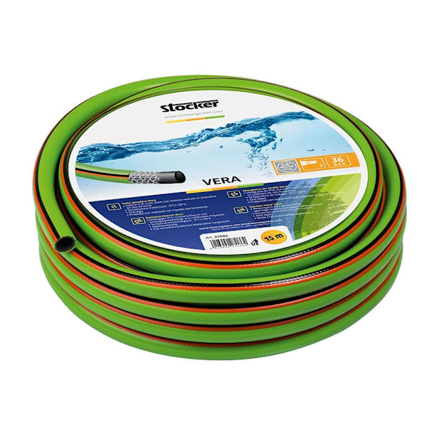 Stocker Vera 25 M 5/8´´ Rund Slange Kabel Transparent
