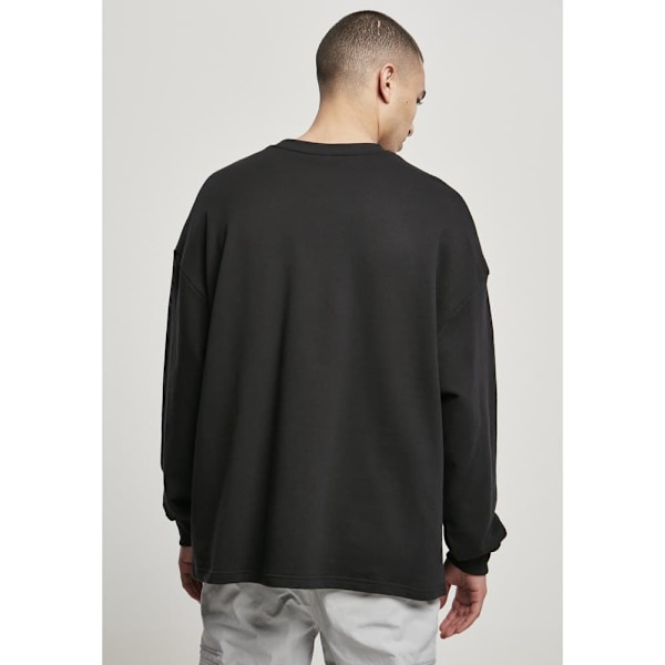 Urban Classics Organic Oversized Boxy Sweatshirt Sort S Mand