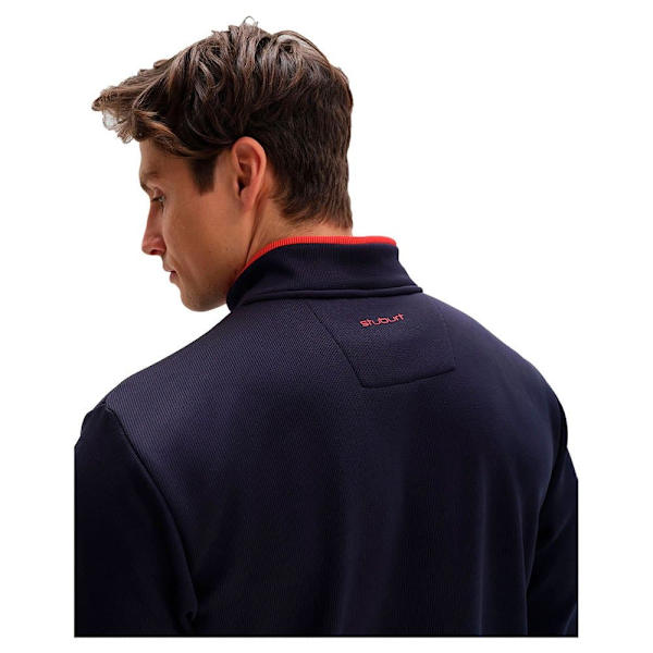 Stuburt Halv Lynlås Fleece Active Tech Blå 2XL Kvinde