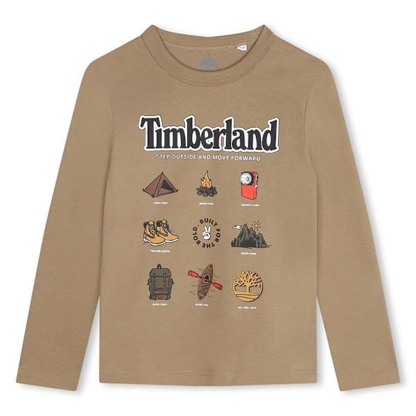 Timberland T60299 T-shirt Med Lange ærmer Brun 12 Years