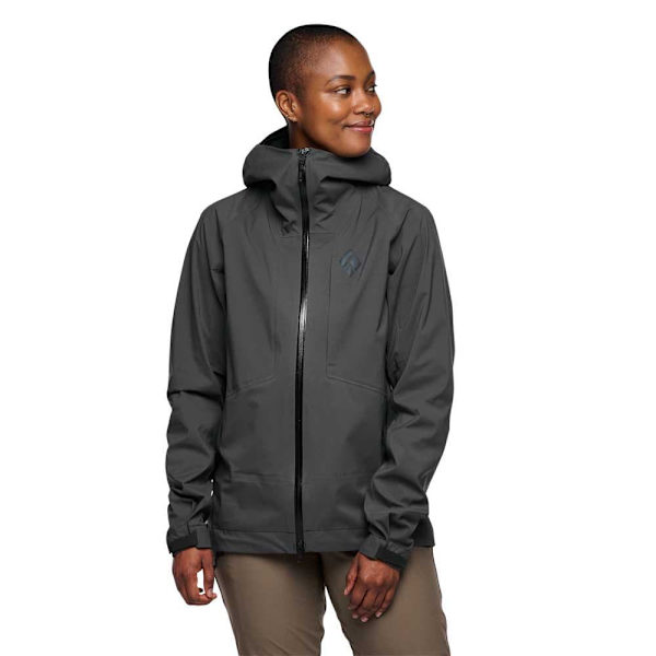 Black Diamond Highline Stretch Shell Jakke Grå L Kvinde