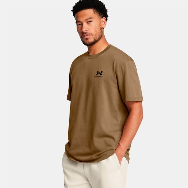 Under Armour Logo Embossed Heavyweight Lyhythihainen T-paita  M Mies