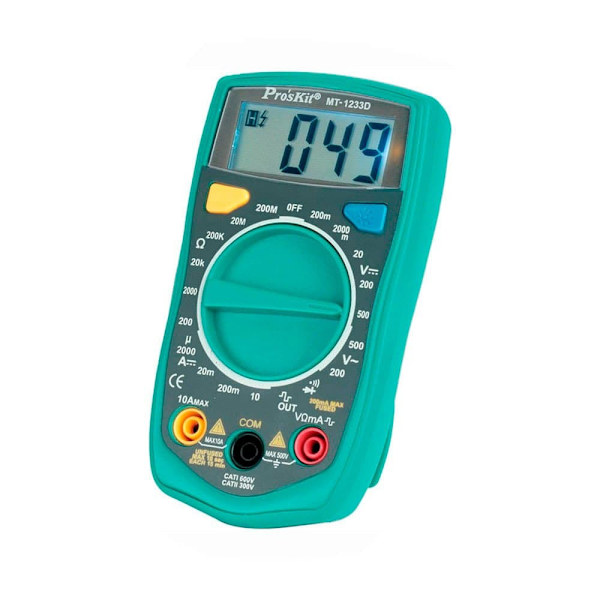 Proskit Digitaalinen Yleismittari Mt-1233d Vihreä