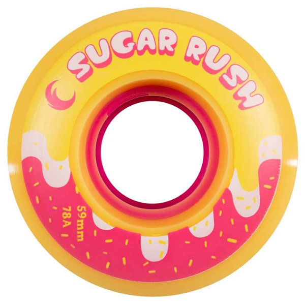 Chaya Skridskor Hjul Sugar Rush 78a Guld 59 x 38 mm
