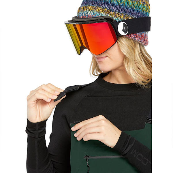 Volcom Elm Stretch Gore-tex Bib Race Dräkt Grönt S Kvinna