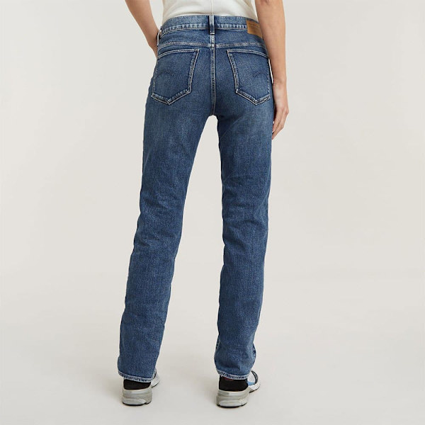 G-star Strace Straight Fit Jeans Blå 27 / 28 Kvinna
