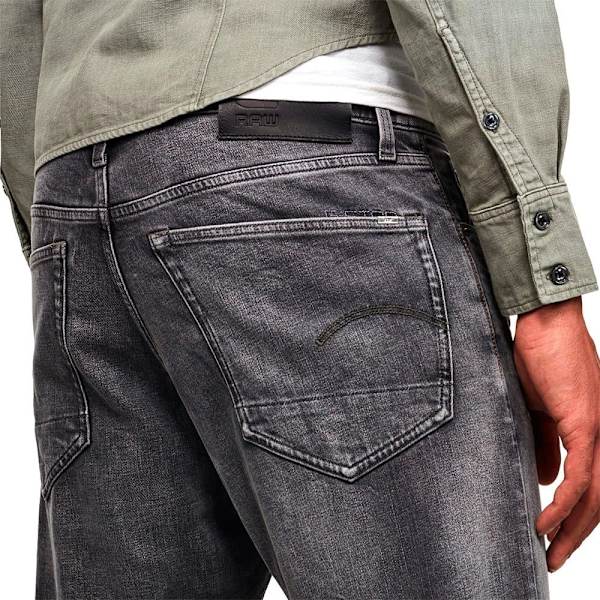 G-star Jeans 3301 Regular Tapered Grå 38 / 32 Man