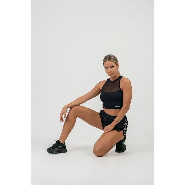 Nebbia Shorts Fit Activewear Smart Pocket 442 Sort M Kvinde