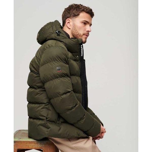 Superdry Microfibre Sport Jakke Grøn L Mand