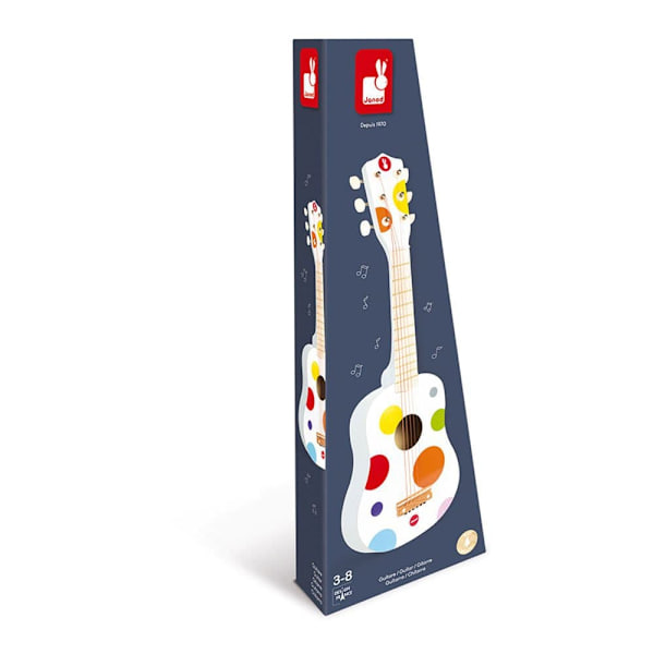 Janod Confetti Guitar Flerfärgad 3-8 Years