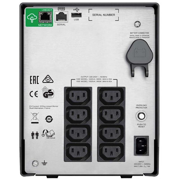 Apc Ups Smart-ups C 1500va Lcd Sort One Size / EU Plug
