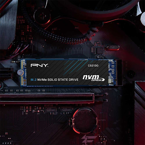 Pny Hårddisk Cs2130 1tb Ssd M.2 Nvme Svart