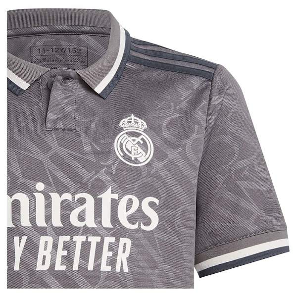 Adidas Real Madrid 24/25 Juniorin Kolmas Lyhythihainen T-paita  15-16 Years