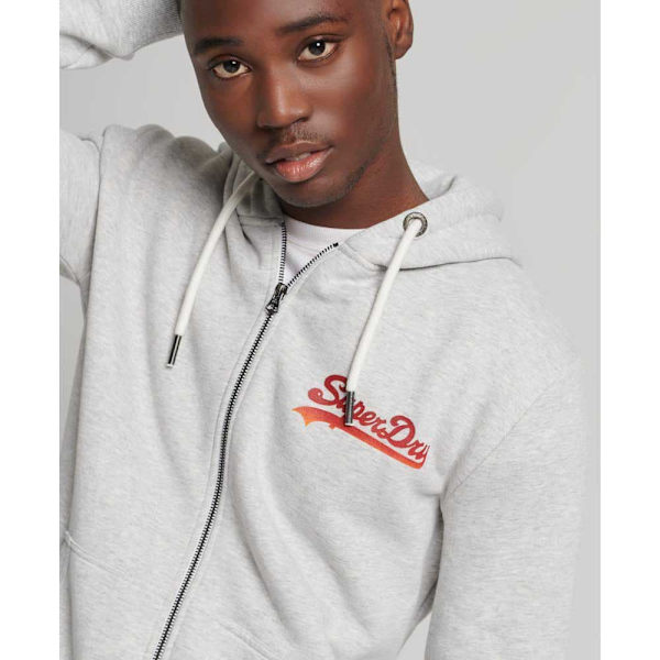 Superdry Sweatshirt Med Full Dragkedja Vintage Vl Seasonal Grå 2XL Man