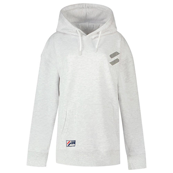 Superdry Luvtröja Code Apq Oversized Vit M-L Kvinna