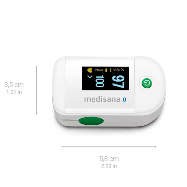 Medisana Pulssioksimetri Pm 100 Connect Kirkas