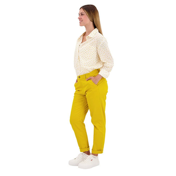 Dockers Lang ærmet Skjorte Original Beige XS Kvinde