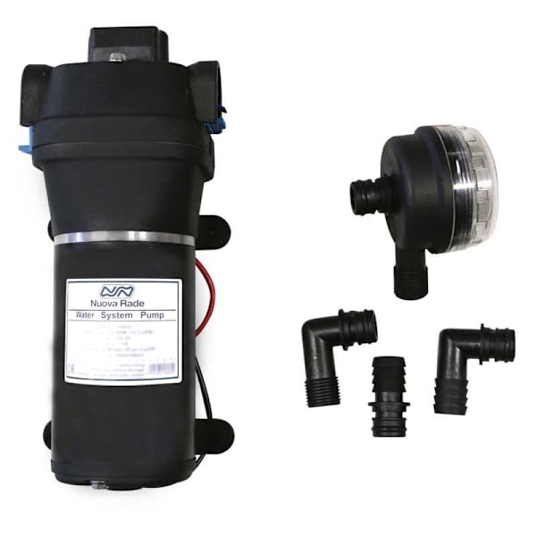 Nuova Rade Water System Pump 12v Svart