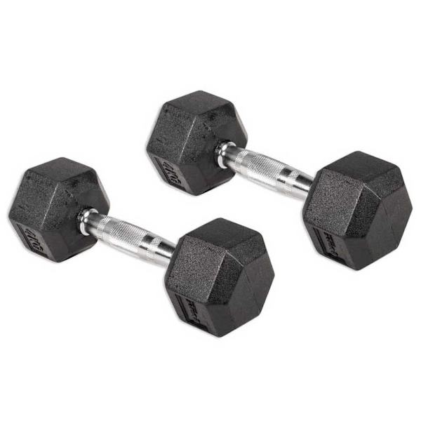 Olive Rubber Hex 5kg Pair Sort,Søvfarvet 5 kg