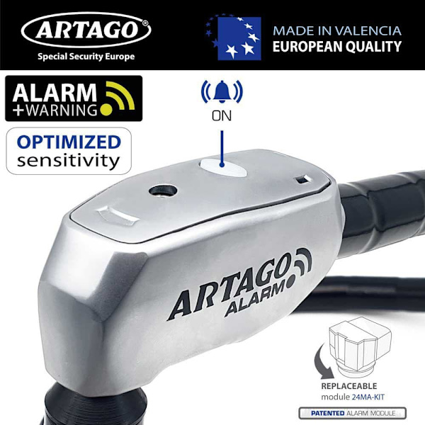 Artago Larmkedjelås Art6100 Svart 100 cm