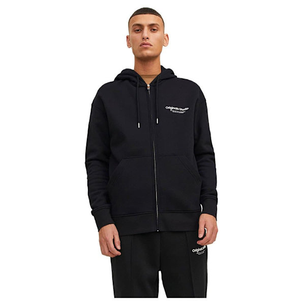 Jack & Jones Erbro Sweatshirt Med Lynlås Sort M Mand