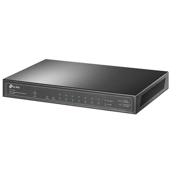 Tp-link 10-port Gigabit Poe Plus Switch Svart