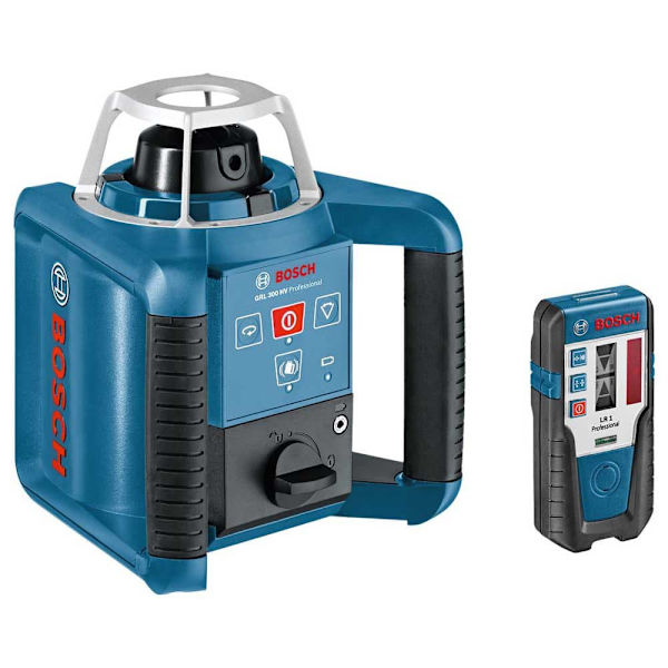 Bosch Professional Roterende Laserniveau Set Grl 300 Hv Professional+rc 1+wm 4+lr1+bt 170+gr 240 Blå Blå