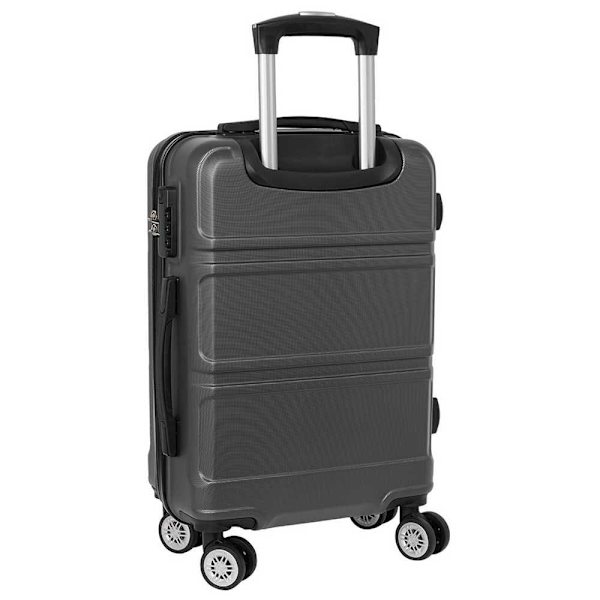 Safta Mørkegrå Kabine Travel 20 Tvilling Hjul Trolley Taske Grå
