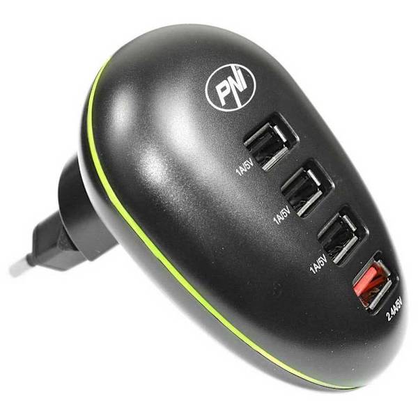 Pni Lommelygte Med Hc Adventure F420 41 Usb Oplader Sort
