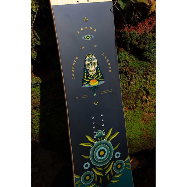 Arbor Kvinna Snowboard Cadence Camber Beige 148