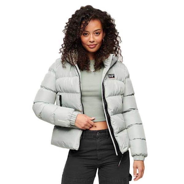 Superdry Sports Jacka Grå XS Kvinna